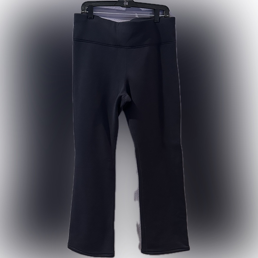 Athleta Altitude Polartec Warm Fleece Navy Pants, Size XL, 486188